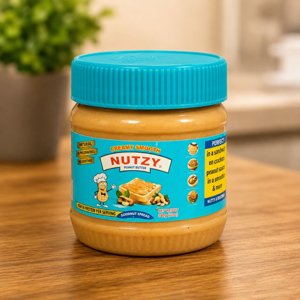 NUTZY PEANUT SMOOTH S/S (227G)